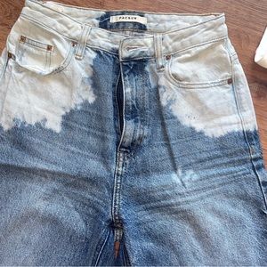 PacSun Blue and White Boyfriend Jeans